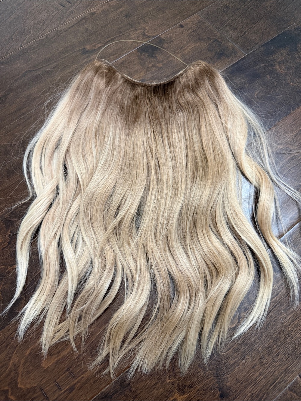 Blonde Halo Hair Extension - Natural Blonde Shade